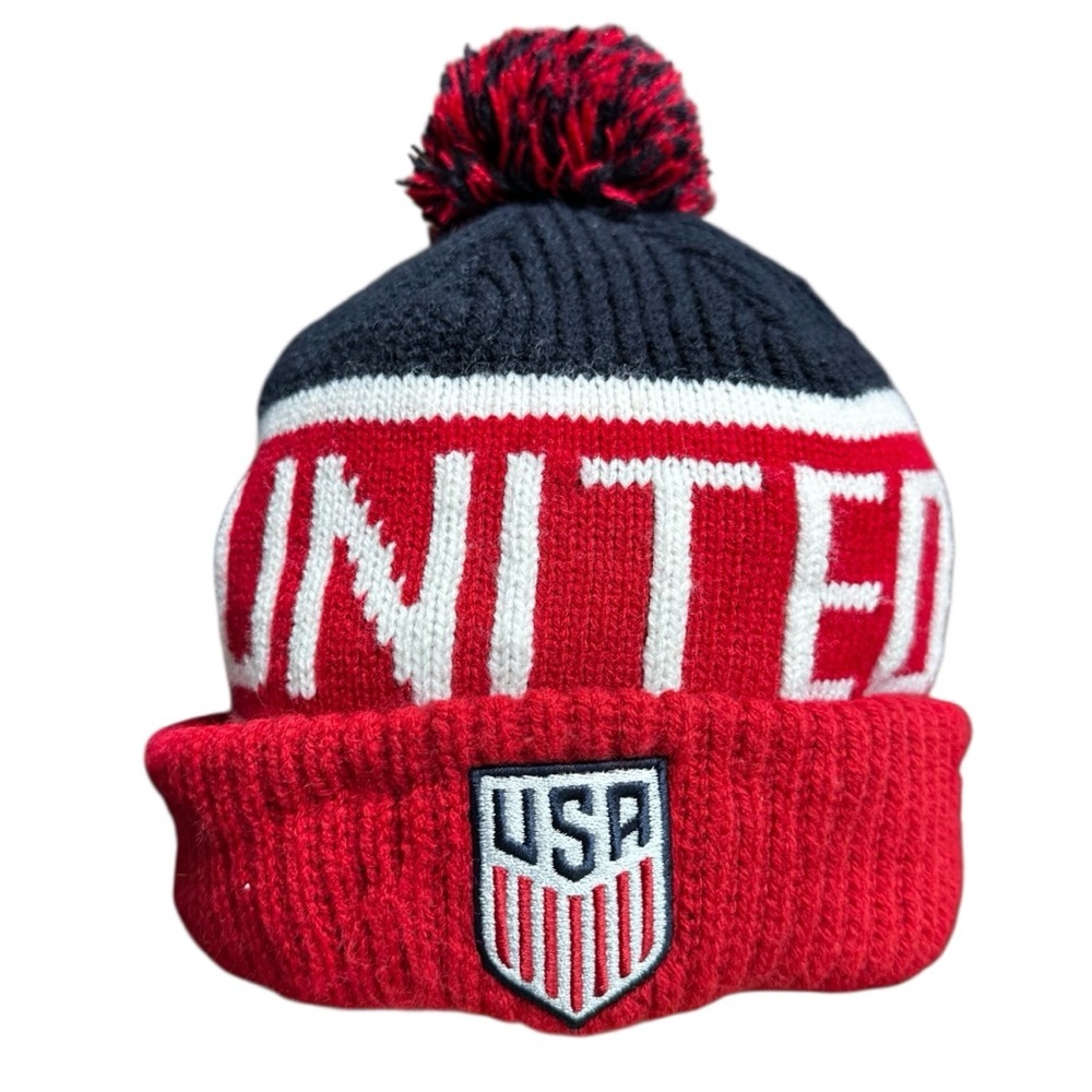‘47 World Cup Soccer Men's USA Cuff Knit Hat United States Red Blue